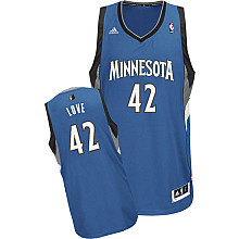 NBA Minnesota Timberwolves Kevin Love Revolution 30 Swingman Road Adidas Jersey